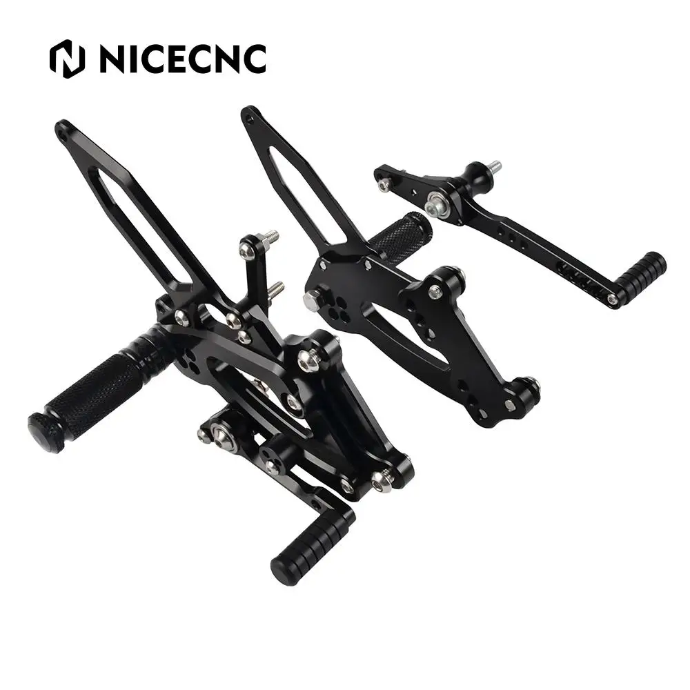 

NICECNC Adjustable Left Right Motorcycle Rearset Footpegs Foot Rest Pegs For BMW S1000RR 2017 2018 S 1000RR S1000 RR S 1000 RR