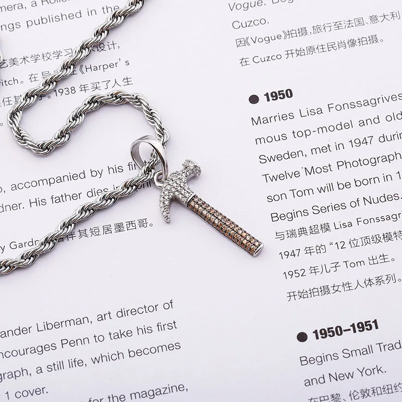 S925 فضة كامل تشيكوسلوفاكيا حجر معبد بلينغ الجليد خارج المطرقة المعلقات القلائد للنساء سحر المجوهرات قطرة الشحن