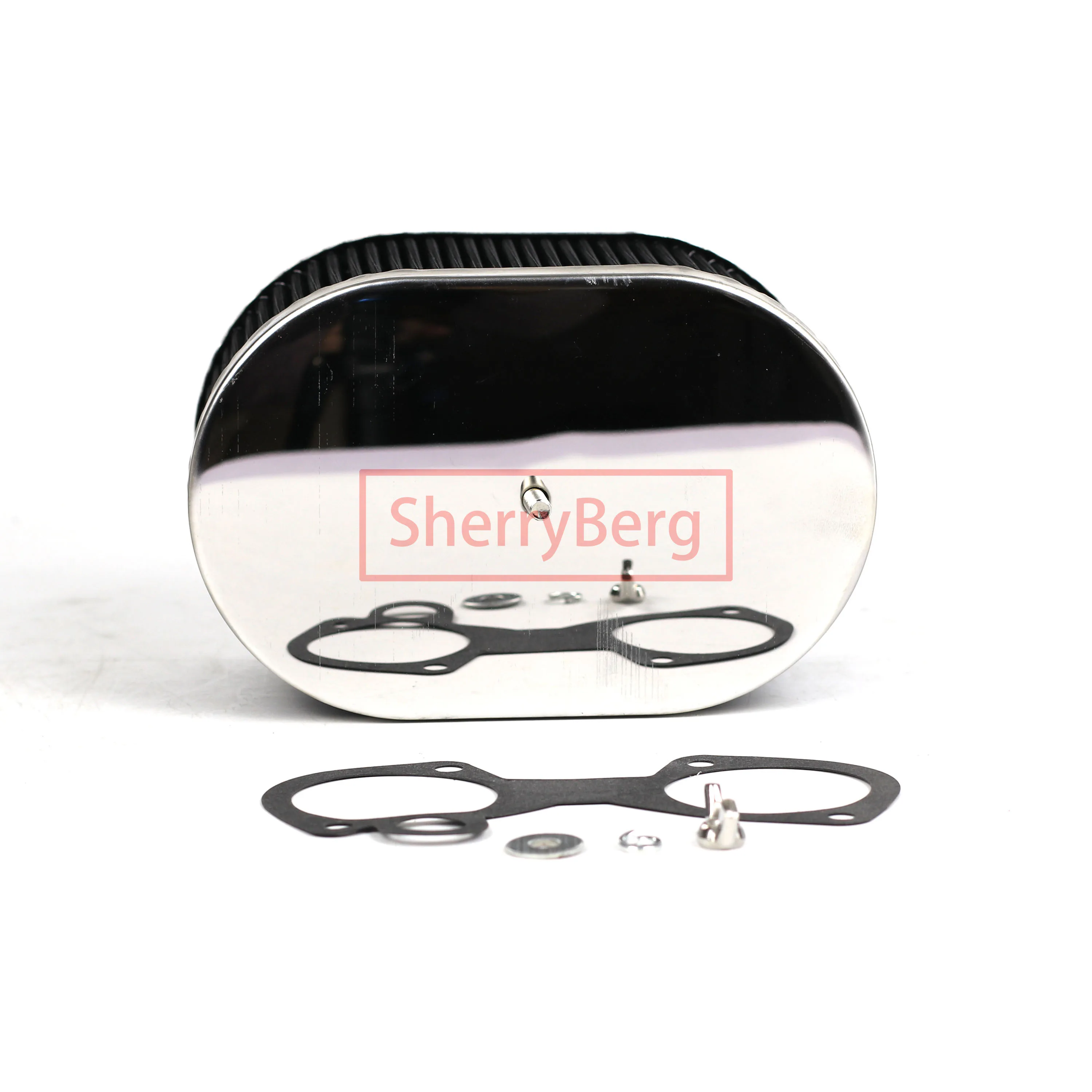 SherryBerg FAJS EMPI AIR FILTER air cleaner for Dellorto DHLA Weber DCOE Stainless Air Filter 100MM 3.94“ DEEP carburetor filter