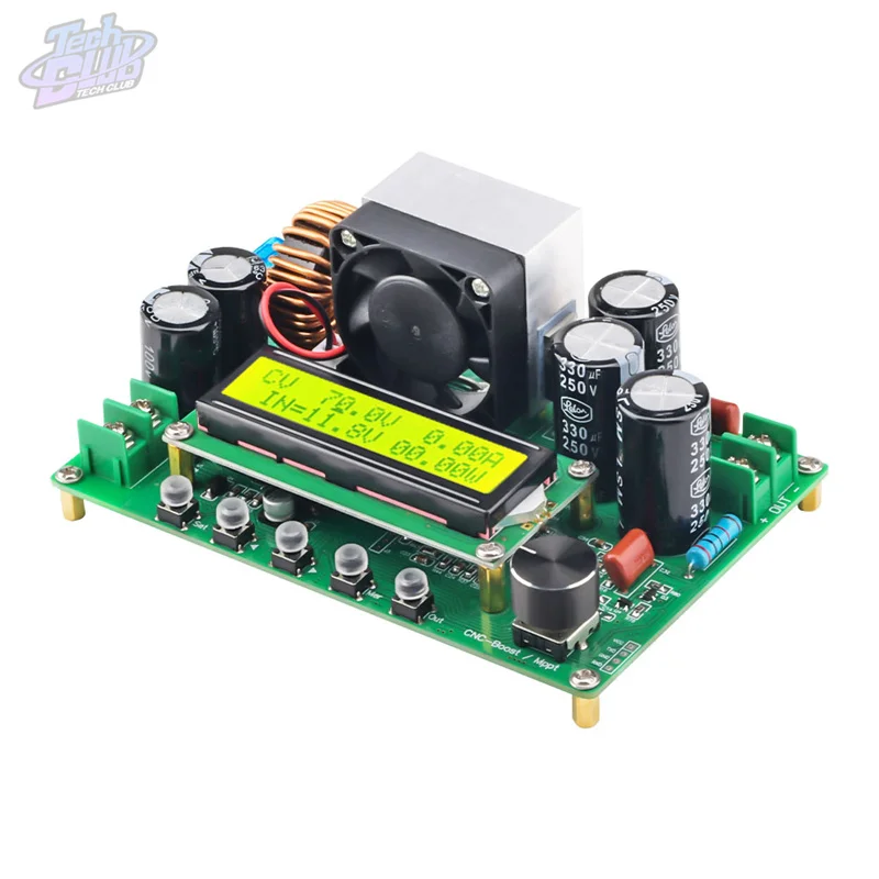 DPX800S LCD1602 Màn Hình Tinh Thể DC NC Tăng Cường Mô Đun Nguồn 12V ~ 120V Dòng Điện Không Đổi Module Có Thể Điều Chỉnh MPPT