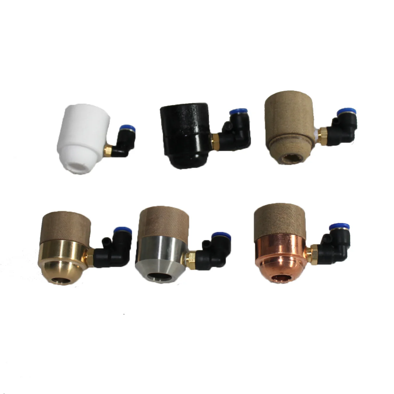 6PC P80 Plasma Bị Tiêu Thụ CNC Shield Cup Đầu Phun Nước Làm Lạnh Làm Lạnh Adpater P80 Plasma Bị Tiêu Thụ