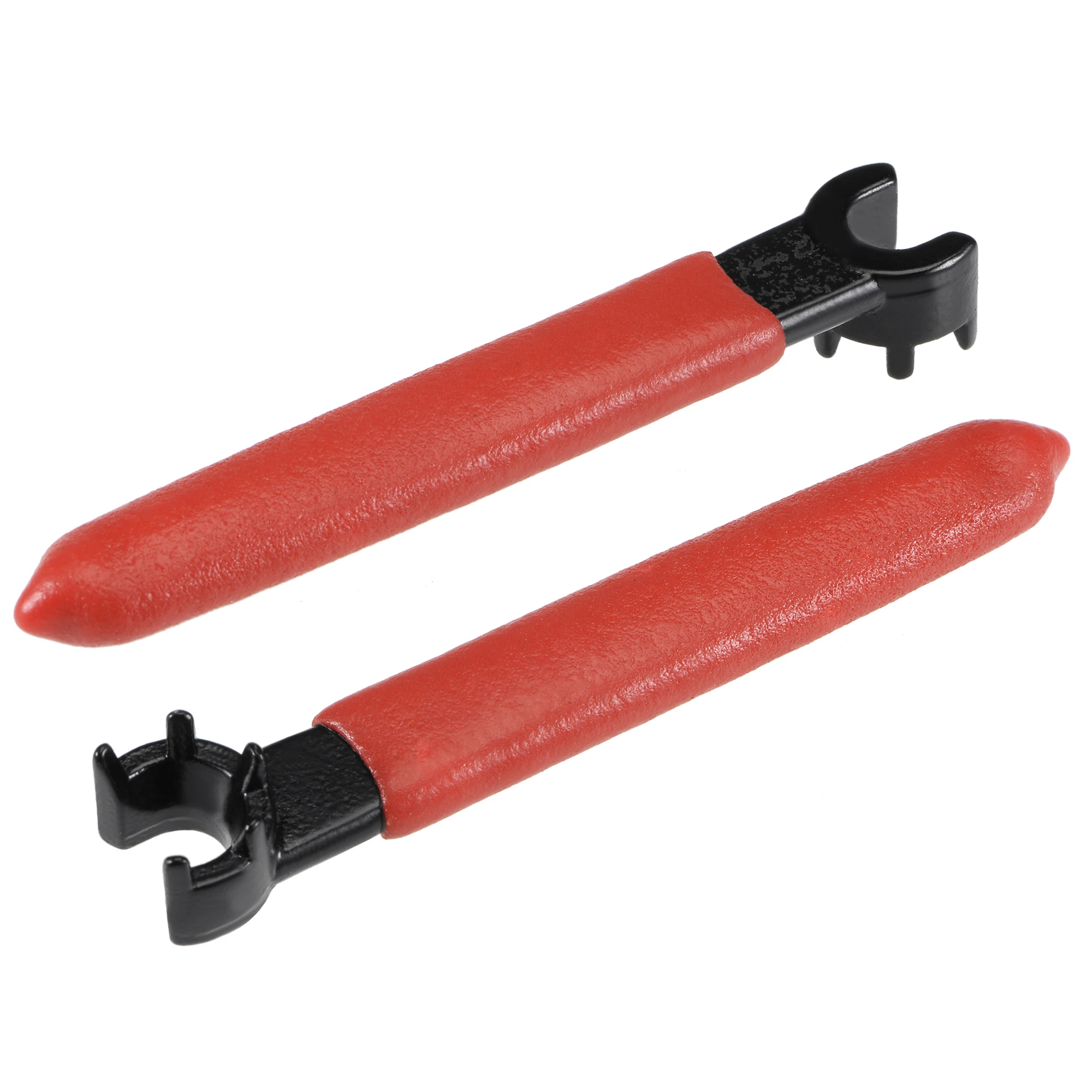 

Uxcell 2pcs Collet Chuck Wrench Spanner for ER8M Clamping Nut with Red Non-slip Handle