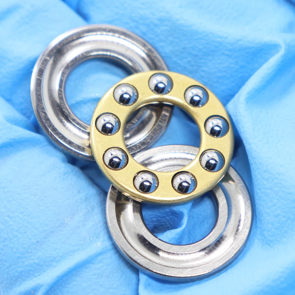 F8-16M Bearing 8*16*5 mm ( 10 PCS ) Miniature F8 16 M Thrust Axial F8 16M Ball Bearings With Grooved Raceway