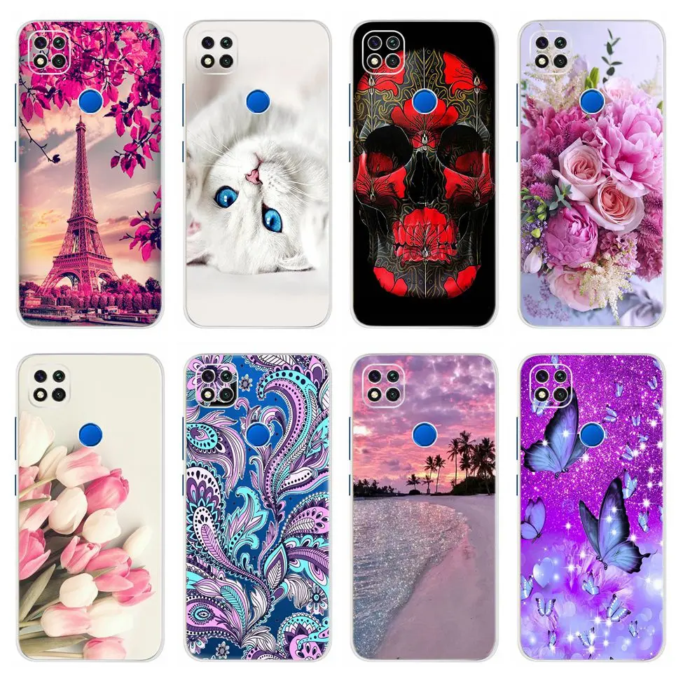 For xiaomi redmi 9C nfc 9a 9 Case Soft TPU Silicon Phone Back Cover For redmi 9C Redmi 9 C 9A 9 A redmi9 Cases bumper fundas