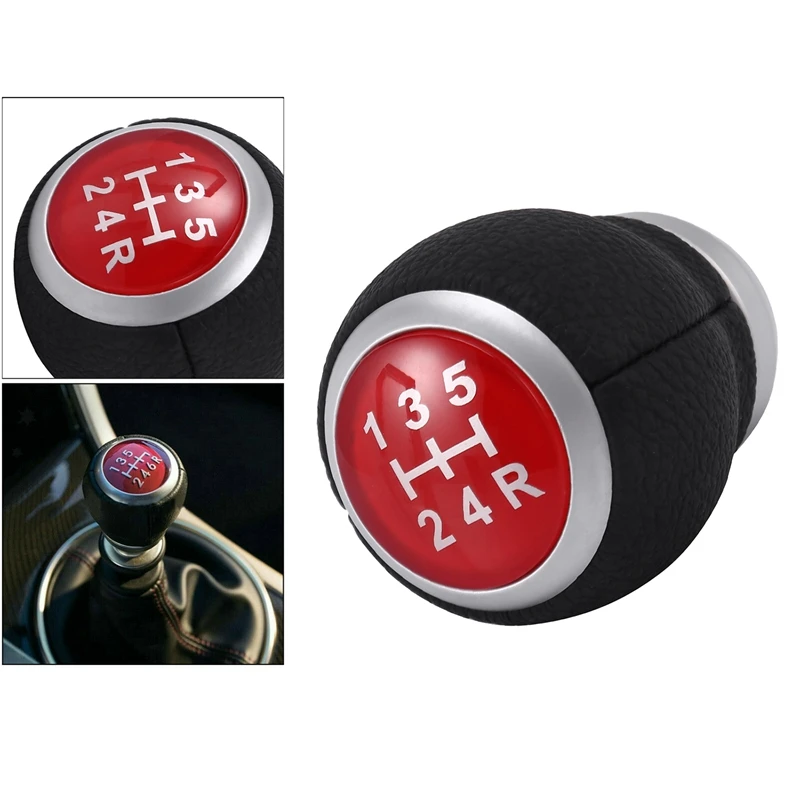 

5 Speed Car Manual Transmission Shift Knob Gear Shift Knob for Subaru Impreza WRX STI Outback Forester 2010-2018
