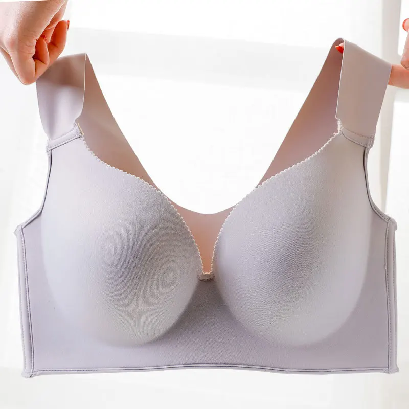 

Lady Solid Bras Women Push Up Bra Wireless Sexy Brassiere Plus Size Seamless Bras For Female