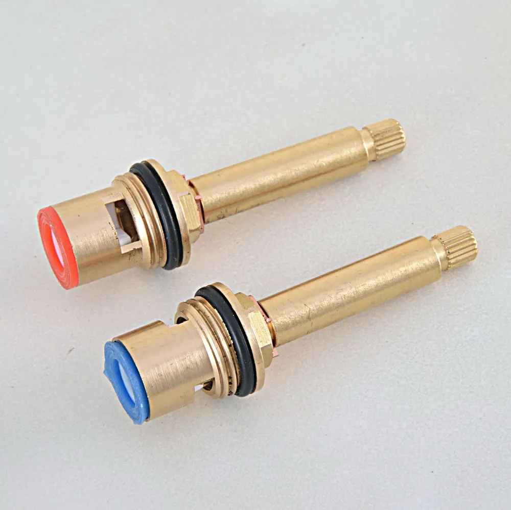 2 PCS 18mm Brass Replacement Ceramic Disc Tap Valves Cartridges innards Hot Cold SPARES Kitchen Basin Bathroom Accessory mba503