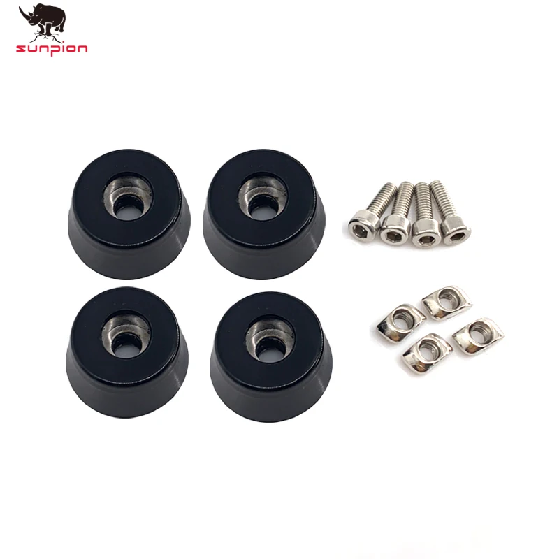 

4 Sets Antivibration Feet For i3 MK3 Printer Kit Anti-vibration Rubber Landing Mat Feet For 2020 Profile 3d Printer Parts