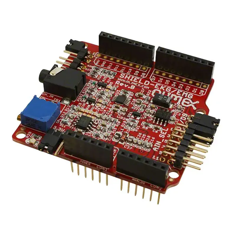 1 pcs x SHIELD-EKG-EMG EKG/EMG shield FOR DUINOMITE, PINGUINO, MAPLE Arduino like boards