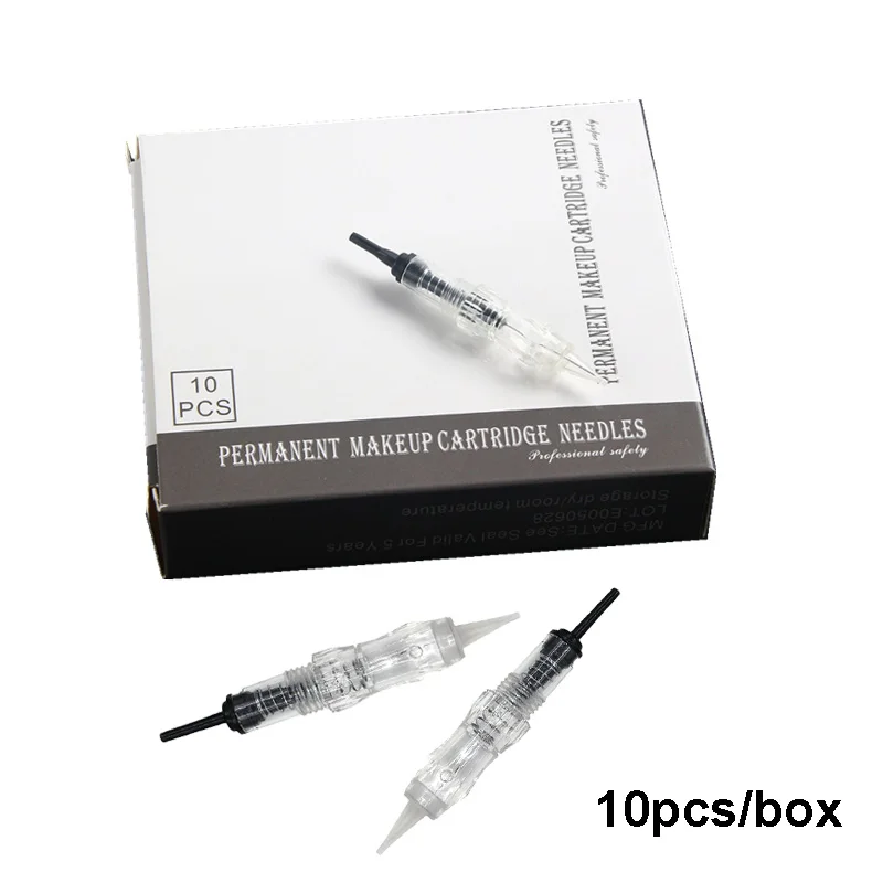 

50pcs Revolution tattoo needles round liner Black Pearl machine microblading needle cartridges 1RL/3RL/5RL for permanent makeup