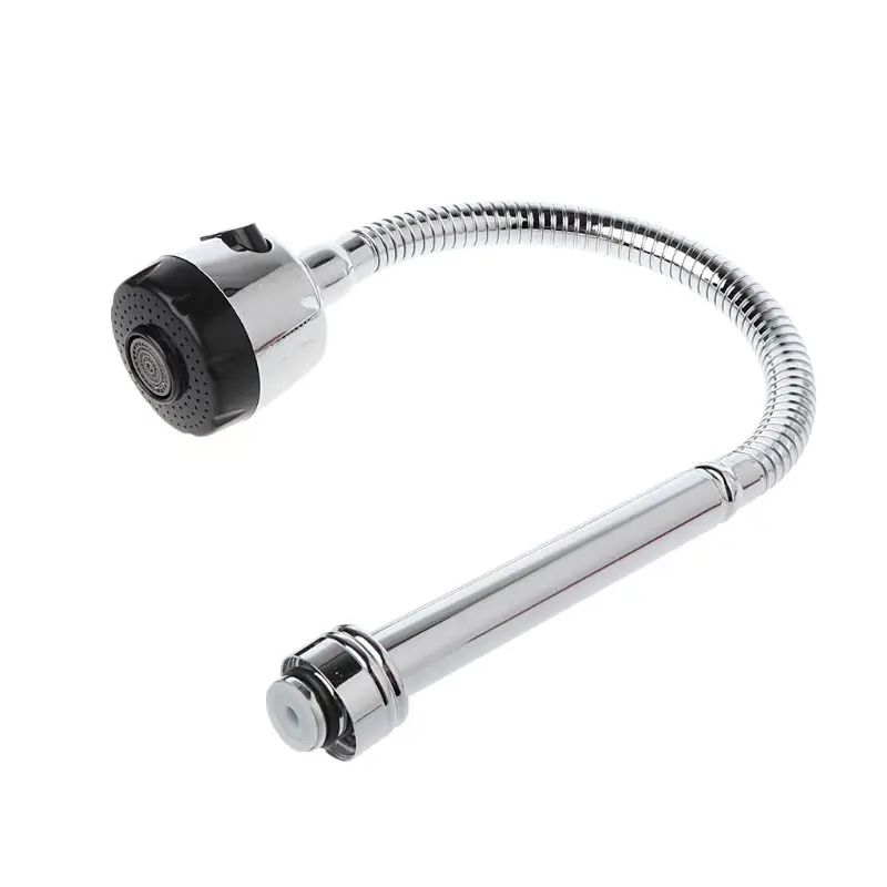 Kitchen Bar Faucet Hose Double Hole Water  Zinc Alloy Replacement Tap 48cm