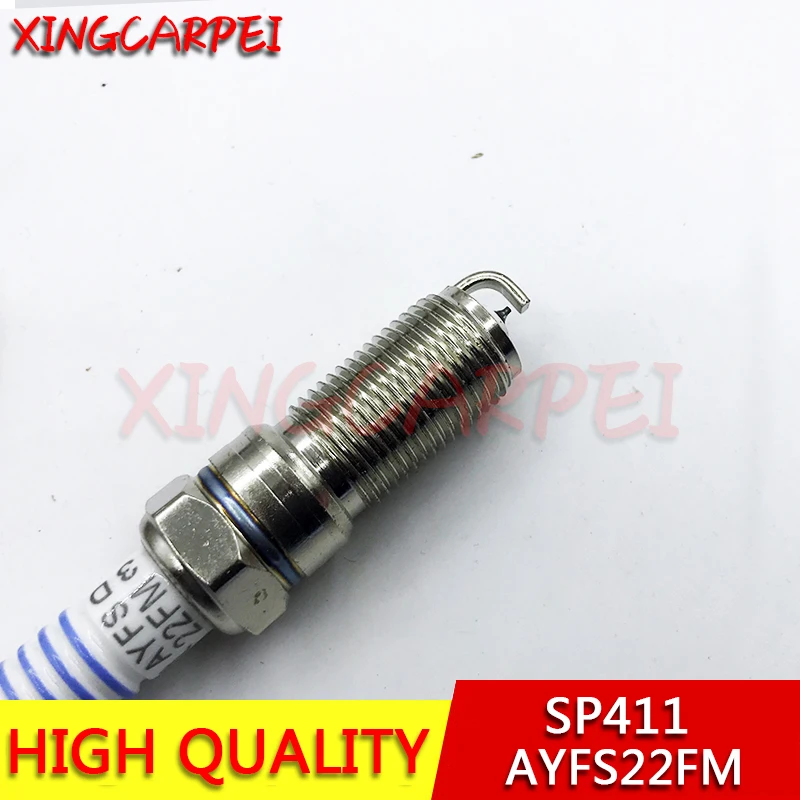 4pcs Iridium Spark Plug For Ford Fiesta 1.5 - 1.6 For Ford FOCUS 2.0 Year 2012 2013 2014 2015 2016 Auto Part