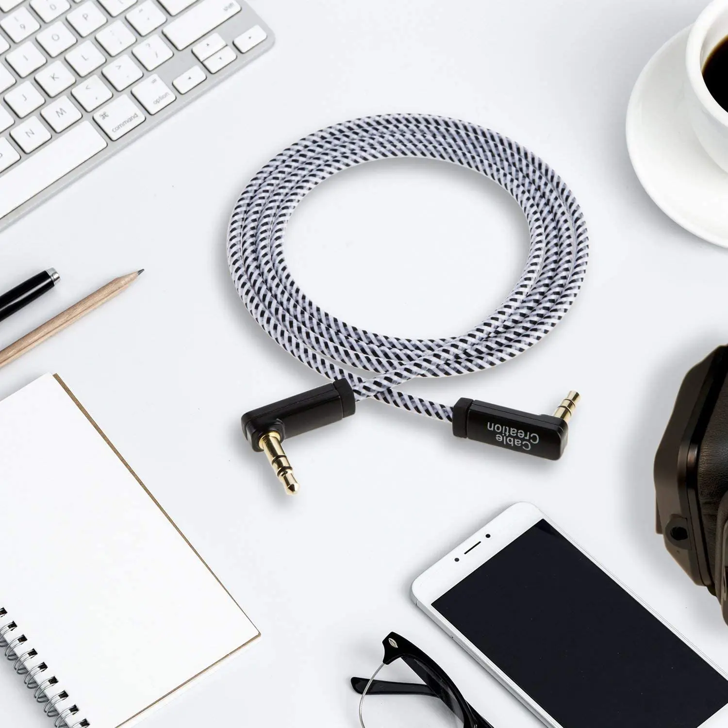 3.5mm 오디오 케이블 90도 남성 남성 Aux 케이블 전화/정제/헤드폰/MP3 플레이어/자동차/홈 스테레오