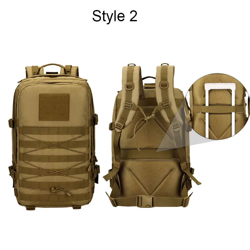 

Large Hiking Backpack Camping Men Travel Molle Bag Mountaineering Climbing Trekking Mochila Outdoor Laptop Bags Sports Gym Bag