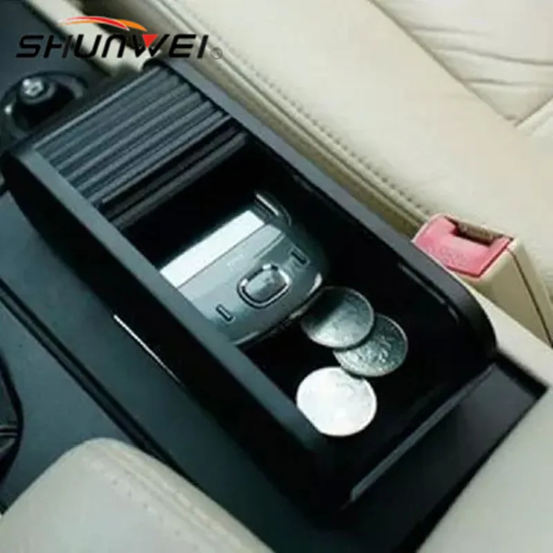 New Car Coin Holder Organizer Money Loose Change Debris Storage Box Container Box Auto Car Interior For Phone Key Plastic