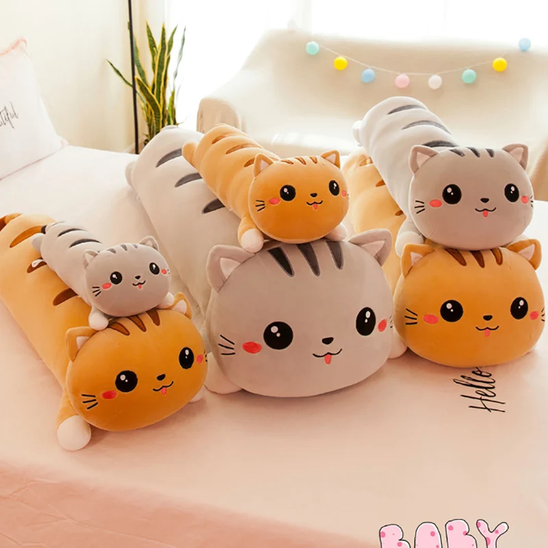 Cartoon Cat Pillow Almofada Coussin Salon Enfant Cojines Decorativos Cushion Para Sofa Children Birthday Gift Cojin Decorative