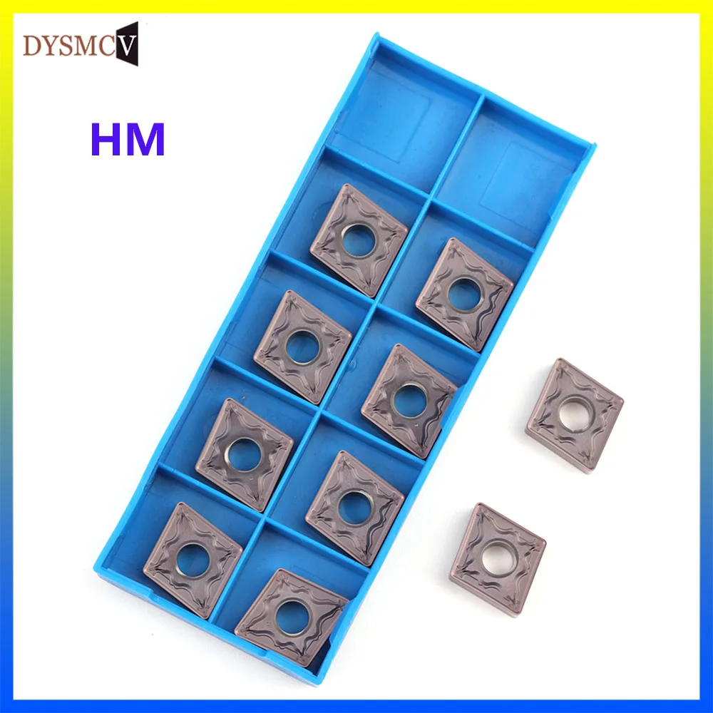 10pcs CNMG120404 CNMG120408 HM PC9030 NC3020 NC3030 High Quality Carbide Inserts CNC Lathe External Turning Tool For Steel