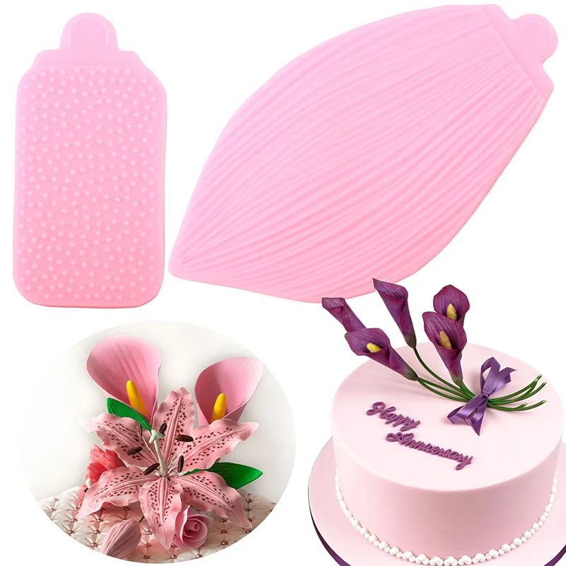 

Calla Lily Tulip Petals Cake Border Silicone Molds Fondant Cake Decorating Tools Candy Polymer Clay Chocolate Gumpaste Moulds