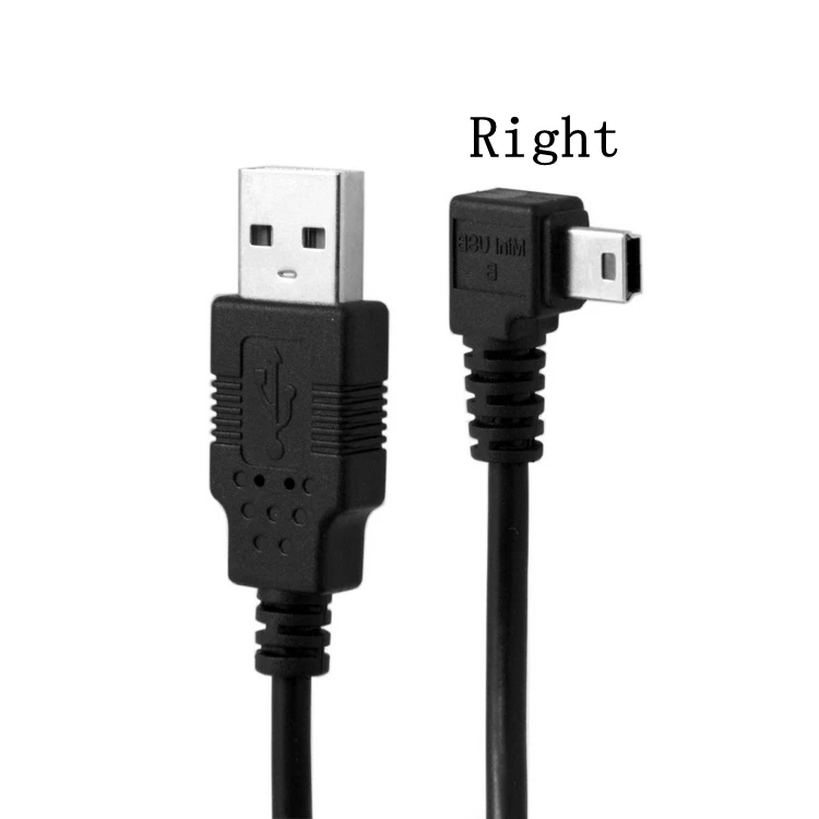 Usb Data Kabel A Male Naar Mini Usb B 5Pin Mannelijke 90 Graden Up Down Links Haakse Adapter Lading sync Kabel 0.25M 1.5M 3M 5M 8M