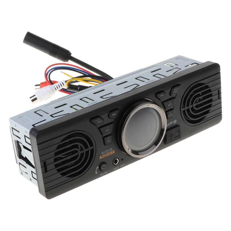 

G99F Multifunctional 12V Car MP3 Radio Player FM Bluetooth-compatible Stereo RCA Output USB/TF Card Port Electric Auto