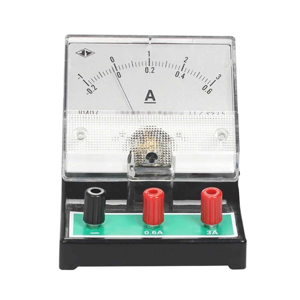 DC ammeter Grade 2.5 Middle school physics electricity Teaching instrument Pointer meter Ammeter Teaching demonstration