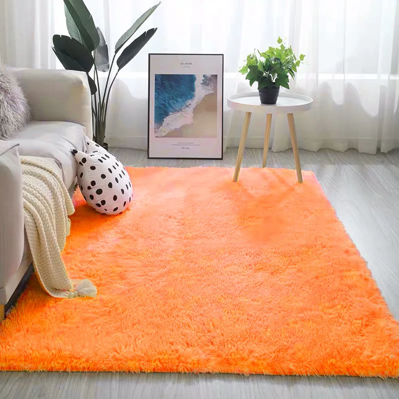 

Living Room Carpet Modern Super Soft Fluffy Large Shaggy Rug Non-Slip Plush Furry Fur Area Rug Home Decorative Capet Nursery Rug