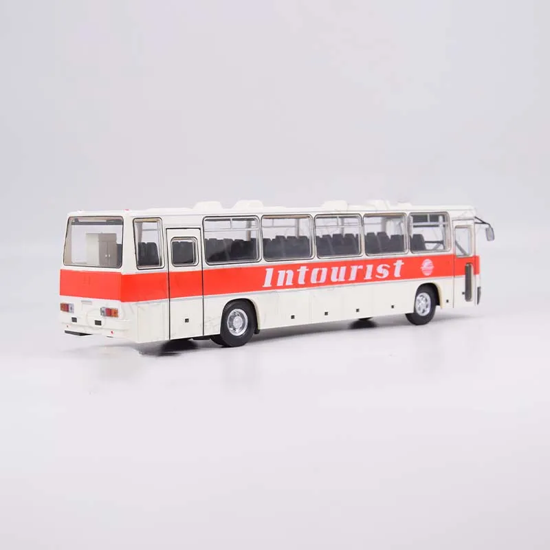 Diecast 1/43 Scale Soviet Ikarus IKARUS-250.59 Tour Bus Alloy Car Model Collection Static Decoration Display Gift Toy Car