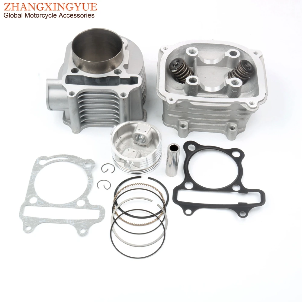 Scooter 63mm Big Bore Cylinder Kit for GY6 125cc 150cc Upgrade 200cc 152QMI 157QMJ ATV Engine Parts