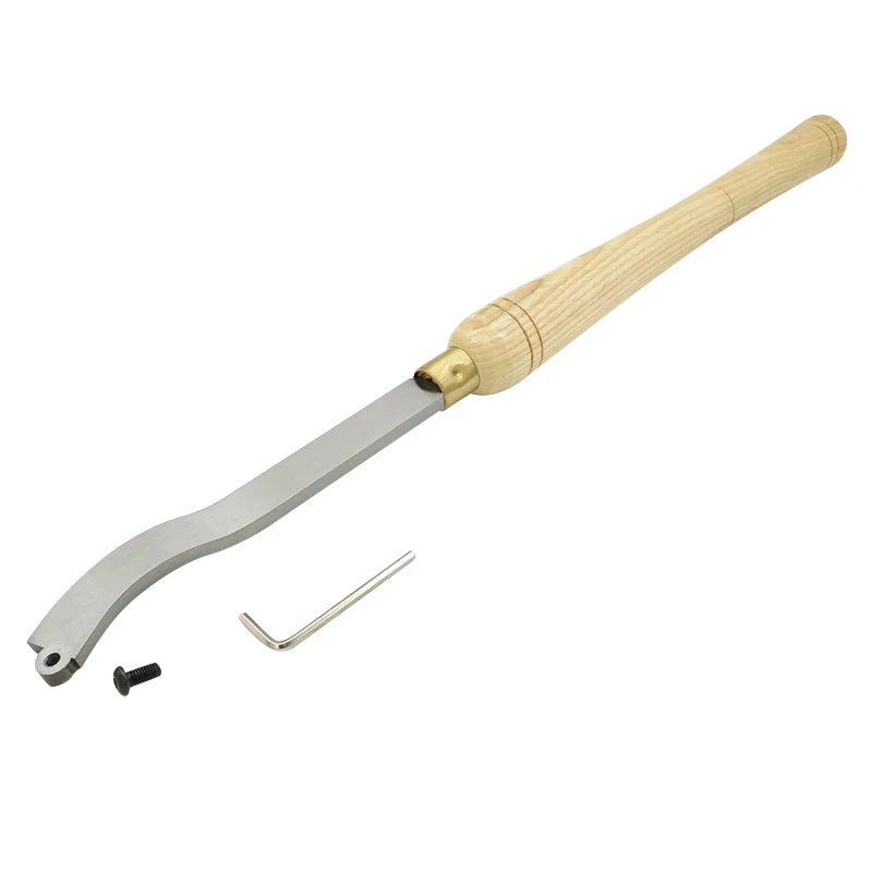 6PCS Interchangable HSS Cutter Hollow Woodturning Tool Gouge For Spindles Of Projects