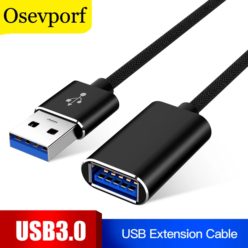 3.0 USB Extension Cable Male to Female Extender Cable Fast Speed USB3.0 Kable Extended for Laptop PC USB Extension 3m 2m 1m Cord