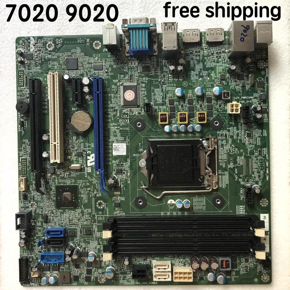 

CN-0N4YC8 For DELL Optiplex 9020 MT 7020 DT Motherboard CN-01PCY1 F5C5X PC5F7 motherboard100%tested fully work