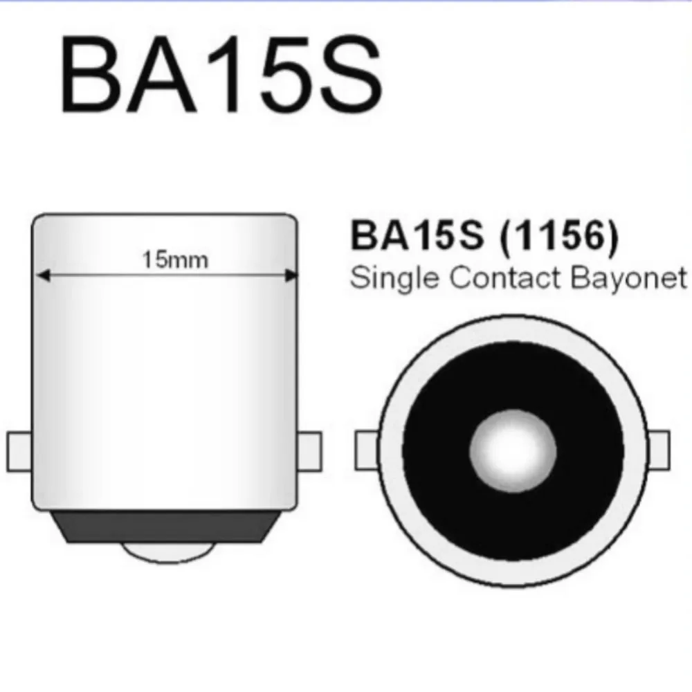 1x BA15S 1141 89 S25 P21W R5 1156 LED Lamp Holders Wire Harness Light Bulb Socket Cable Wire Car Lamp BA15S Adapter Converter