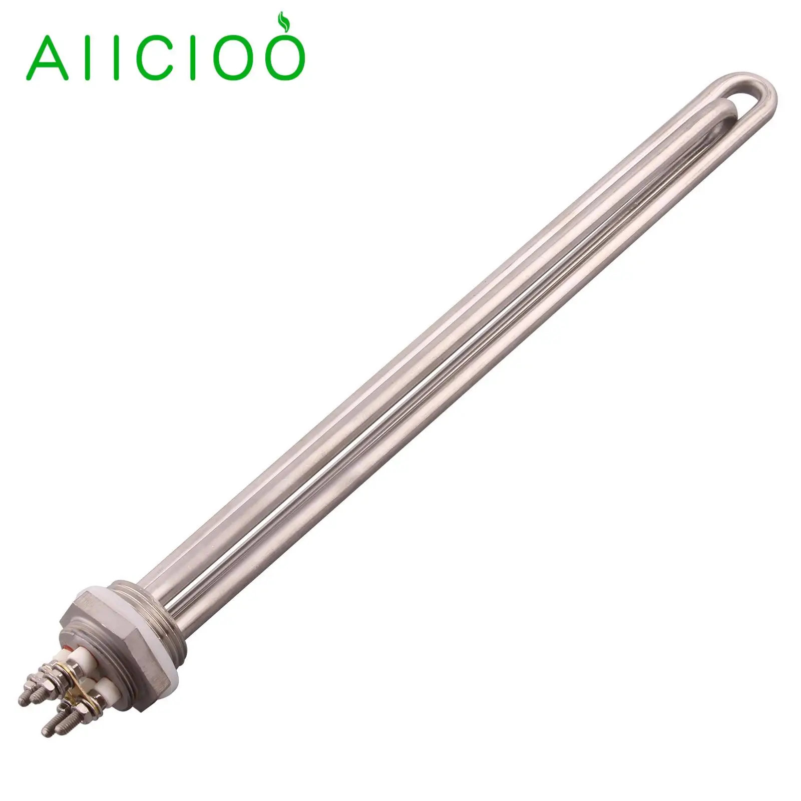 Calentador de inmersión eléctrico con rosca DN25, elemento de calentamiento de agua de 32mm, 220V, SUS304, resistencia a la elaboración de cerveza