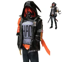 Anime! Arknights Reunion Movement Crownslayer Cosplay Costume Uniform Unisex Suit Party Halloween Outfit Costumes for Men Adult