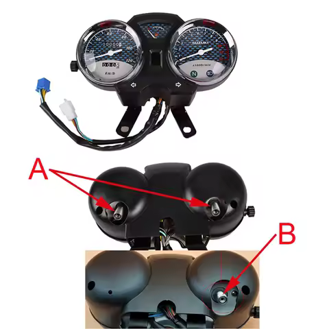 Motorcycle Speed Meter for Haojue Suzuki Lifan Haojin Qingqi GN125-H/2A/2F HJ125 EN125/150 LF125 JC125 Motorbike Meter Clock