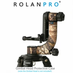 ROLANPRO Tripod head Camouflage sleeve/protective Case For Gitzo Benro GH2 Wimberley WH-200 gimbal head coat  protective case