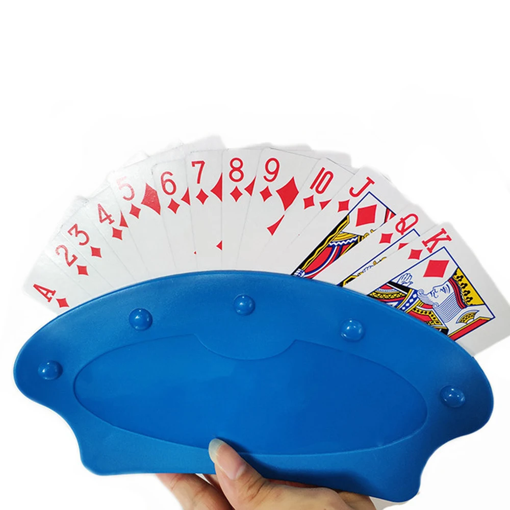 Playing Card Holders Poker Stand Seat Lazy Poker Base Game Organizes Hands For Easy Play for Kids Seniors Adult Party Toys