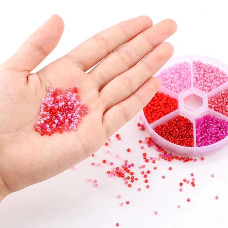 طقم من الخرز الزجاجي التشيكي لصنع الحلي ، سوار ، قلادة ، سوار ، تصنعه بنفسك ، بيع بالجملة ، 2-قلادة #5