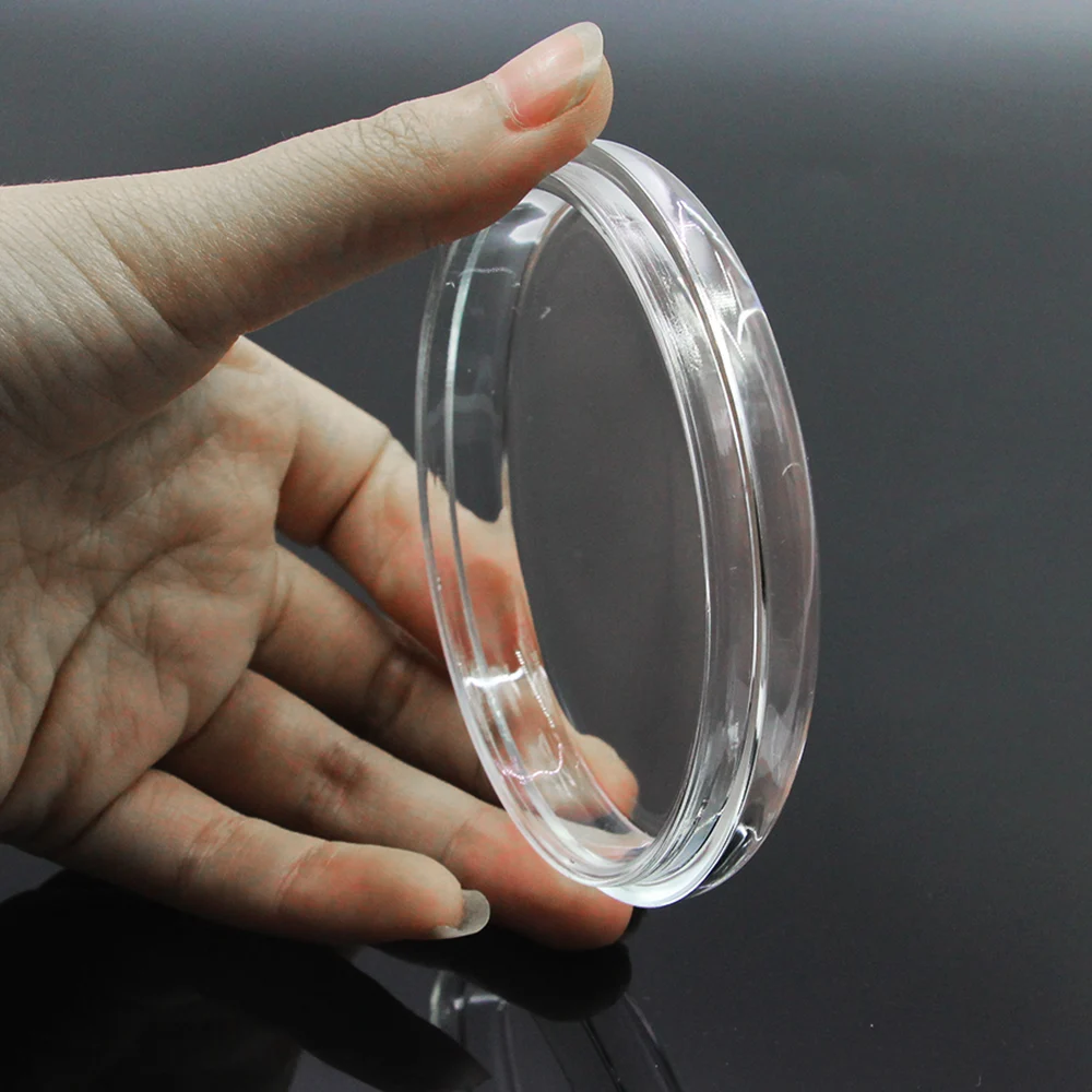 Buildreamen2 90mm Diameter Round Fog Light Transparent Glass Cover For Mitsubishi Pajero Triton Outlander L200 Colt Galant RVR view 4