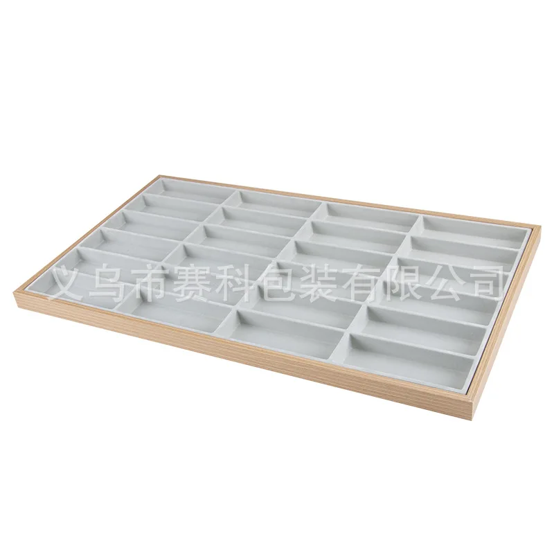 Opslag Glazen Rack Zonnebril Dispaly Lade 24 Grid Fluwelen Display Case Organizer Box Winkel Venster