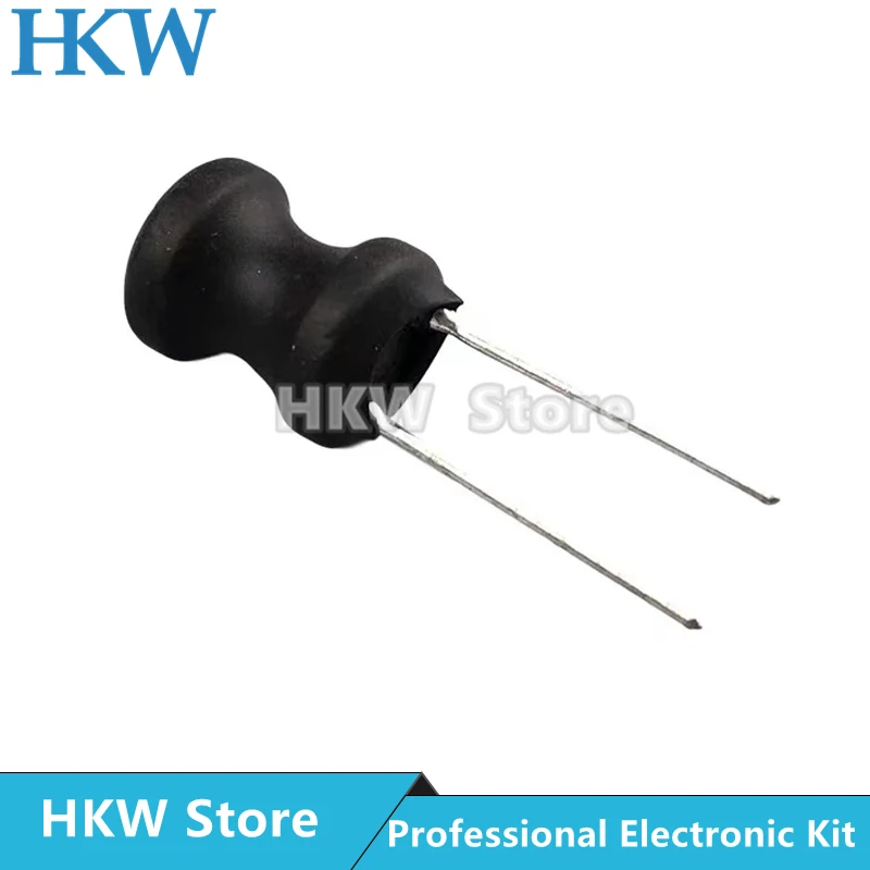 10pcs DIP Power Inductor Coil 8*10mm 2.2UH 4.7UH 10uH 22uH 100uH 150uh 220uH 330uH 470uH 1MH 2.2MH 4.7MH 10MH Inductance 2 Pins