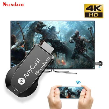 Anycast M100 5G 2.4 4K HD Wireless TV Stick Adapter Any Cast Wifi Display Dongle for DLNA