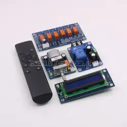 Assembeld Motor preamp Remote volume control board+display+input switch