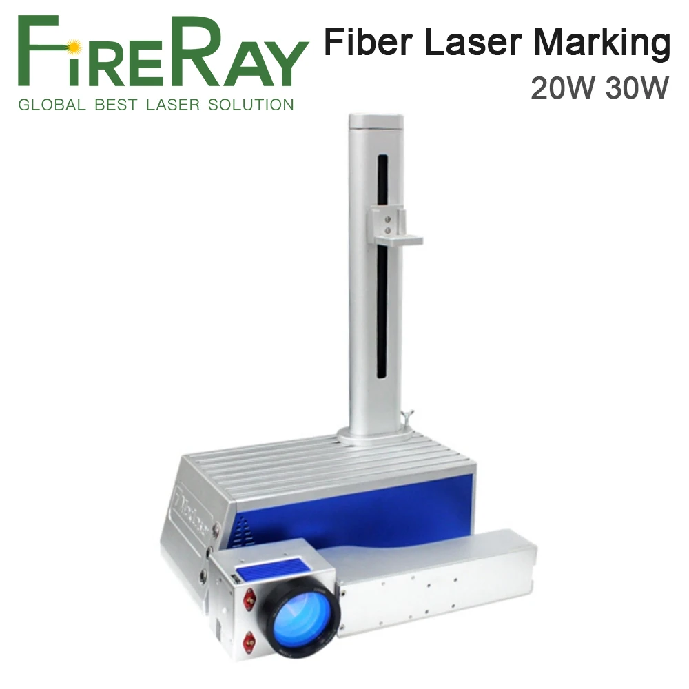 FireRay 1064nm 20W 30W آلة التعليم بليزر الألياف الذكية 220V نطاق العلامات 100x100mm