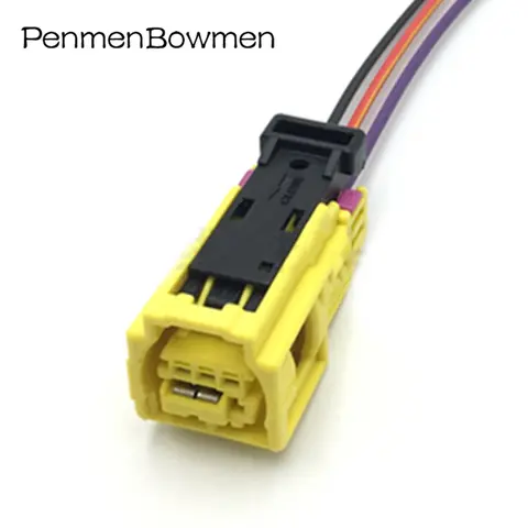 1 Set 3 Pin 4H0972773 Auto Side Safety Collision Sensor Electrical Cable Connectors Plug Connector Wiring Harness 4G0972783