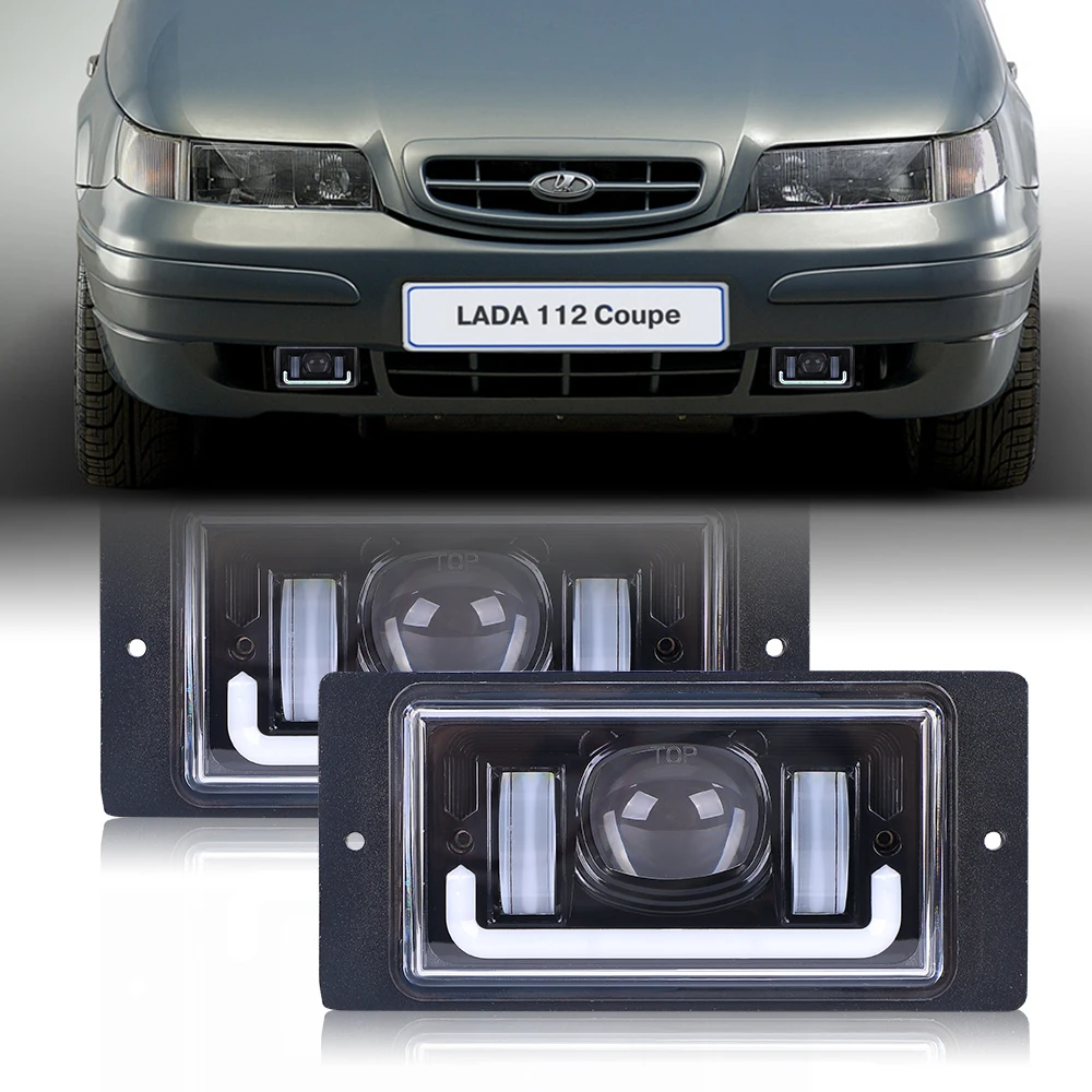 

2pcs Waterproof 30W 6000K White LED Fog Light With DRL Running Light For Lada Vaz 2110 2112 2113-2117 Niva Chevrolet Fog Lamp