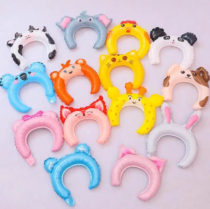 Rabbit Ears Hairbands Balloon Head Bands Adorable Hair Sticks Creative Party Gifts Hoe Selling with High Quality Wholesale Globo