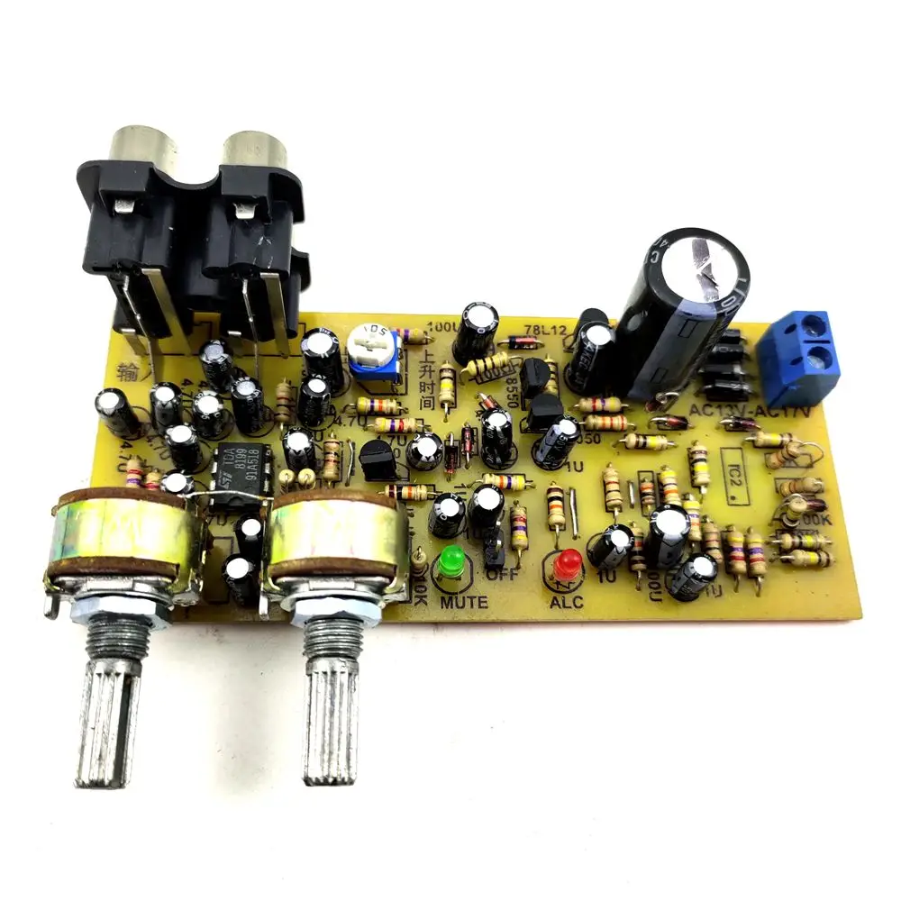 Placa de Circuito Estabilizador de Tensão Automática Nível de Volume Alc Regulação de Tensão Ultra Linear com Operação Estável