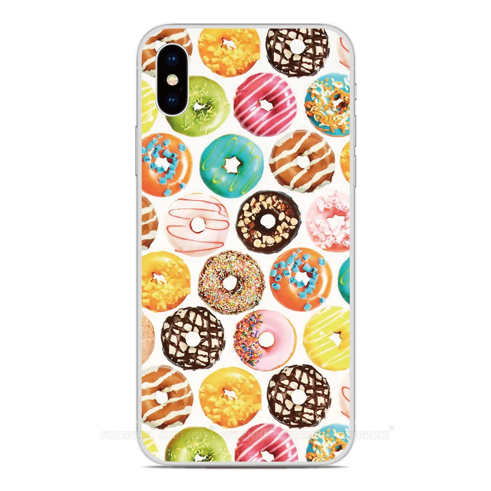 Chocolate Donut Cover For Sony Xperia 5 1 II III 10 IV XZ5 XZ4 XZ3 XZ2 Compact XA1 Plus XA2 XA3 Ultra L4 L3 20 E5 Phone Case