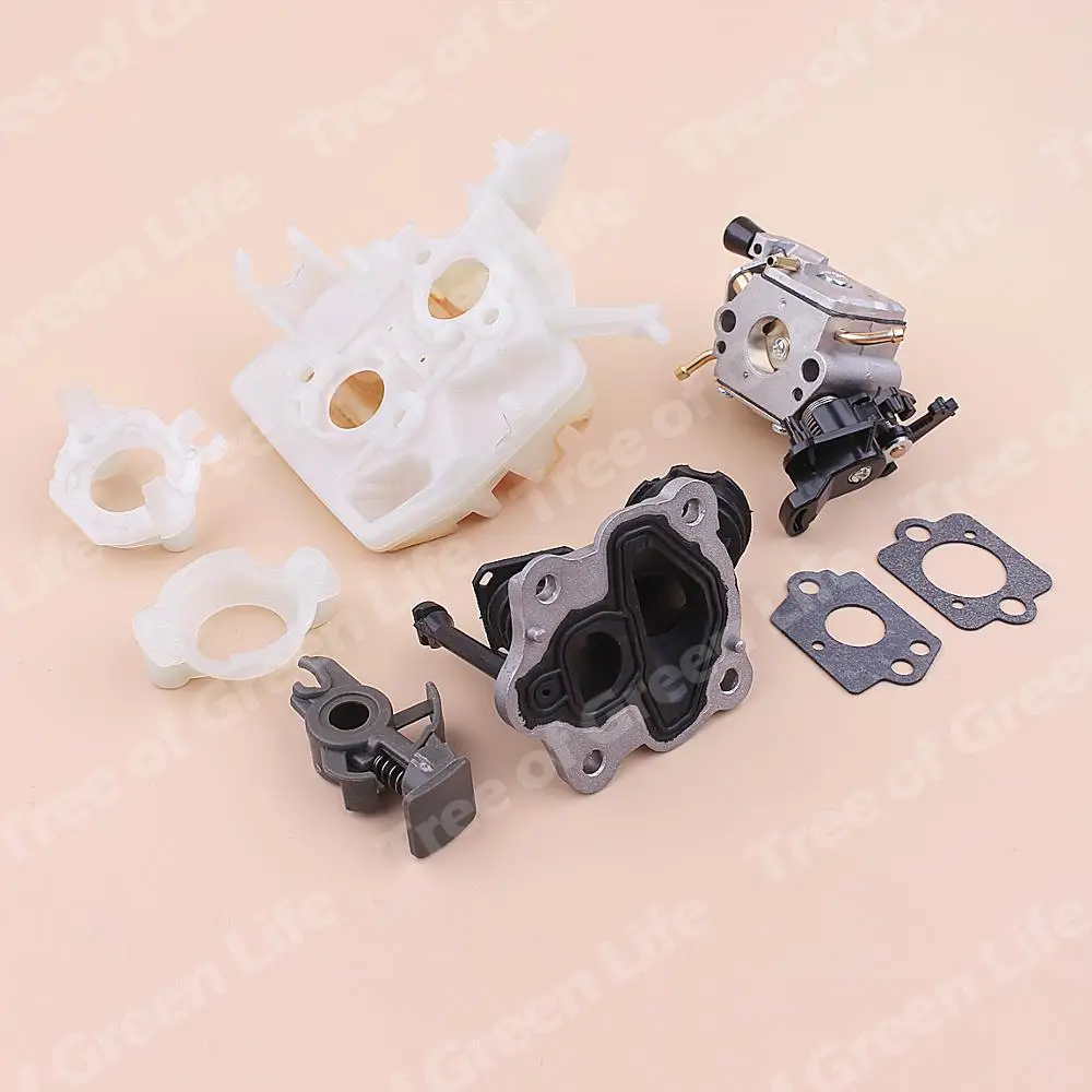 Carburetor Air Filter Intake Manifold Repair Kit For Husqvarna 445 450 Chainsaw 506450401